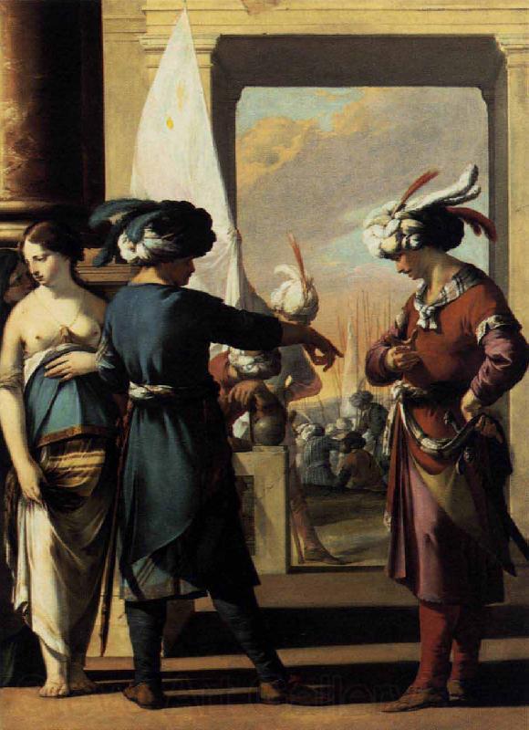 Laurent de la Hyre Cyrus Announcing to Araspas that Panthea Has Obtained His Pardon France oil painting art